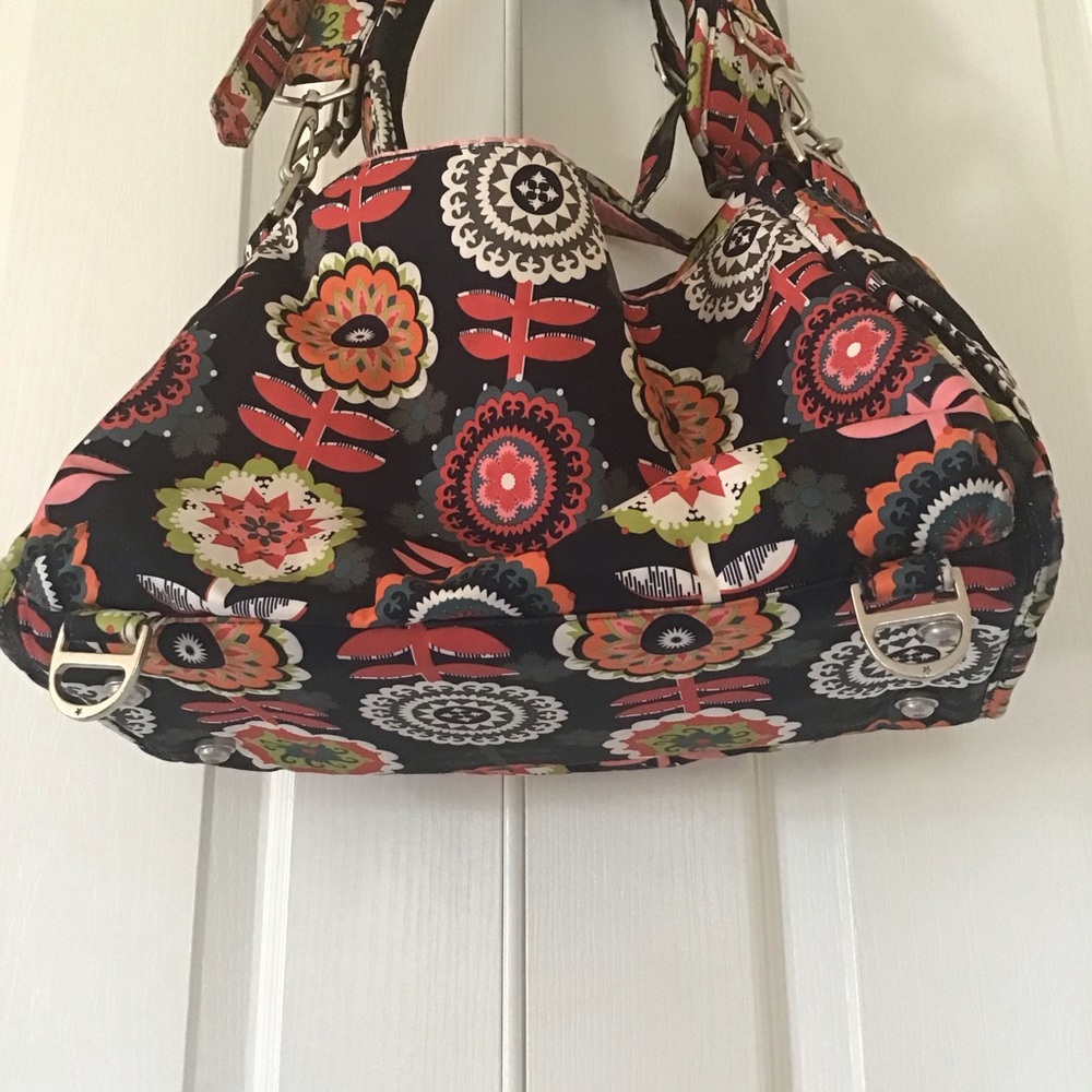 Ju Ju Be black floral baby bag/ backpack - Picture 6 of 9
